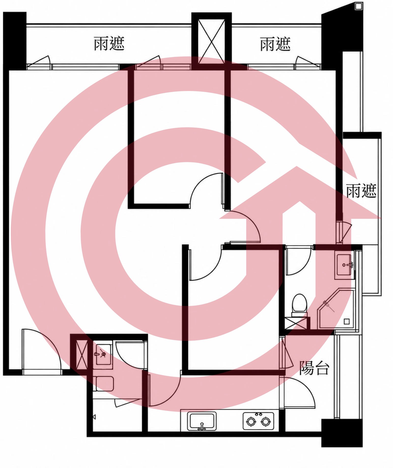 G01站旁八擴新潤峰景苑超值樹景裝潢3房車 第 2 張