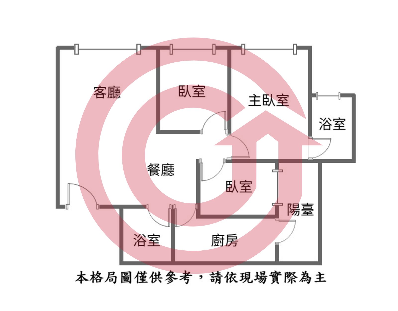 鳳鳴重劃區車站旁森耀邊間大三房平車 第 2 張