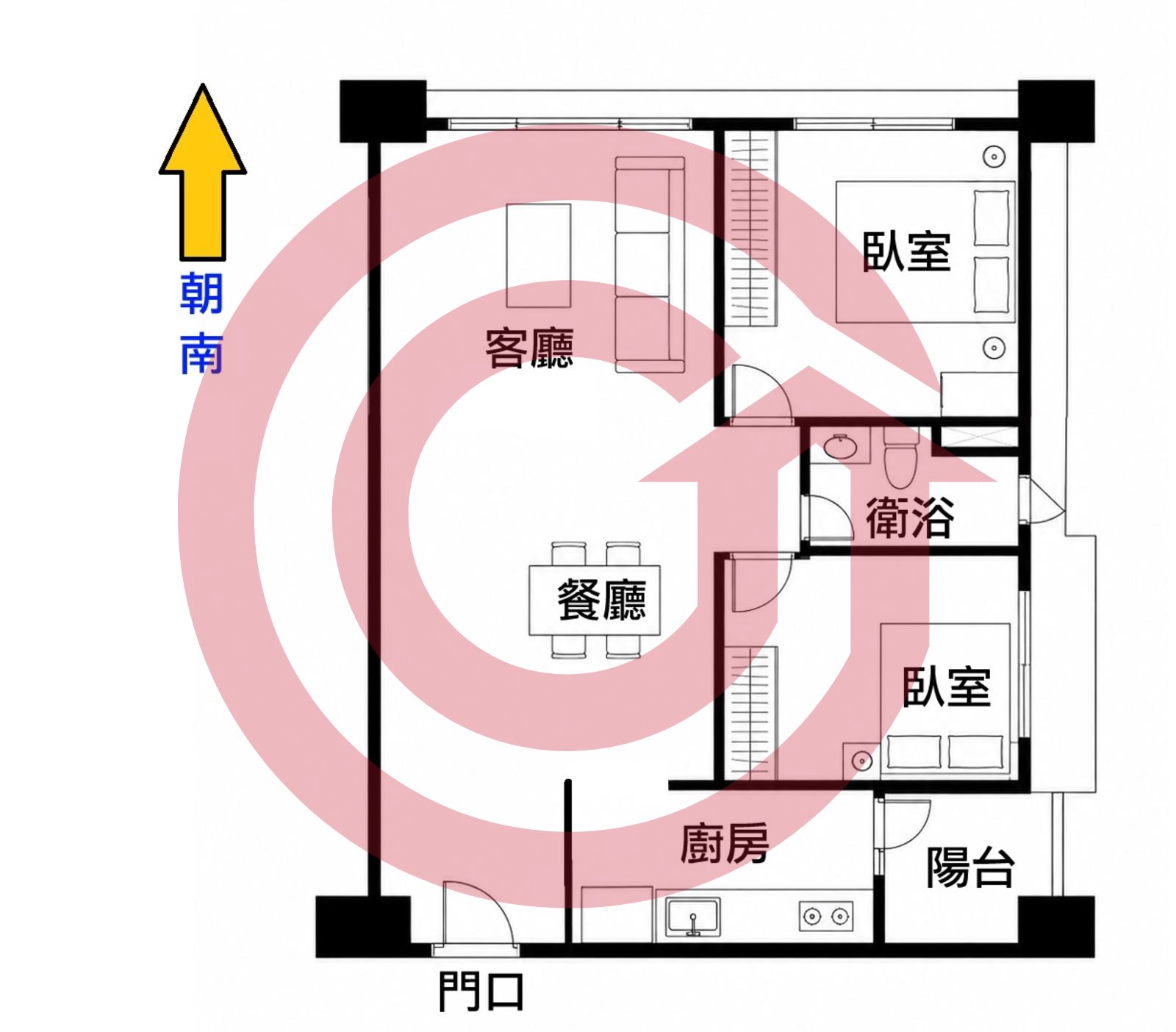 雙捷A+二房車｜近台鐵及捷運站｜雙校園 第 2 張