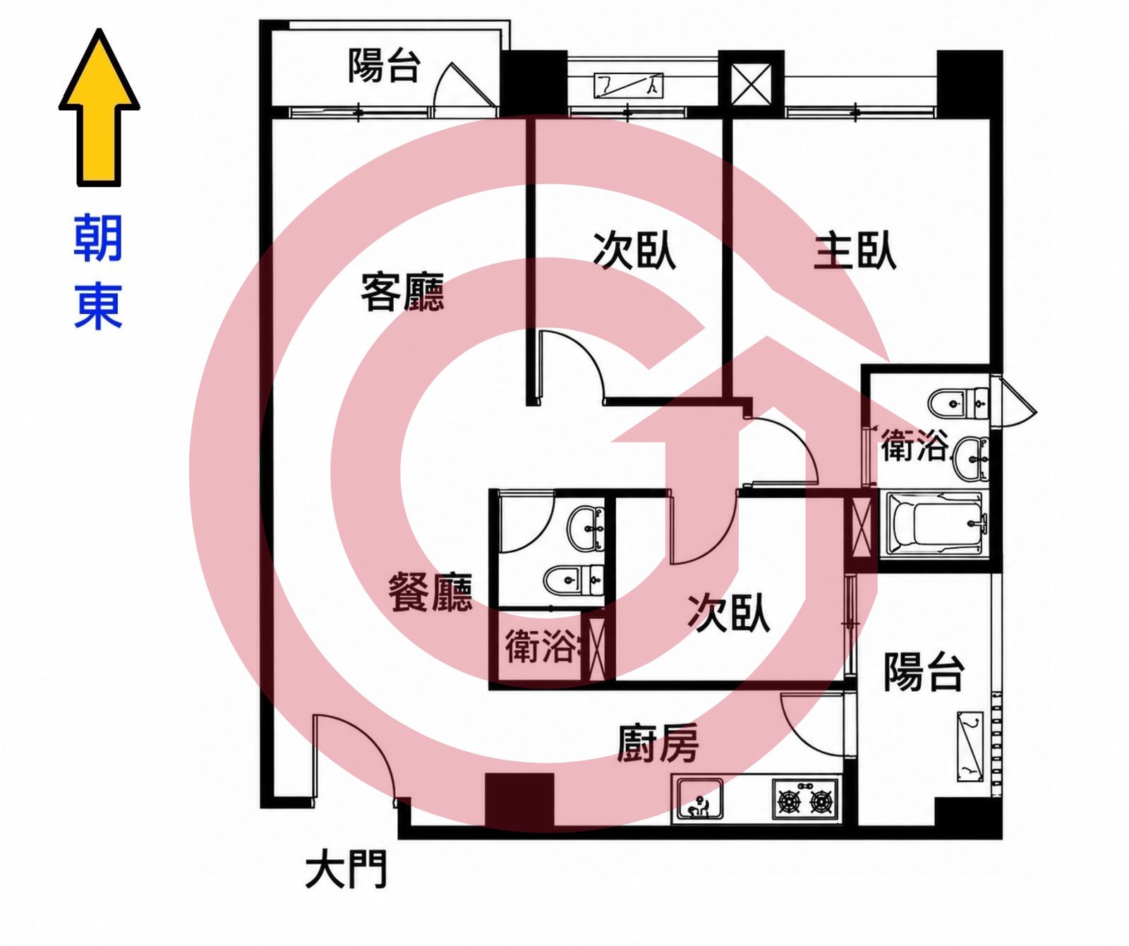 景自慢美妝3房車｜高樓景觀│近全聯 第 2 張